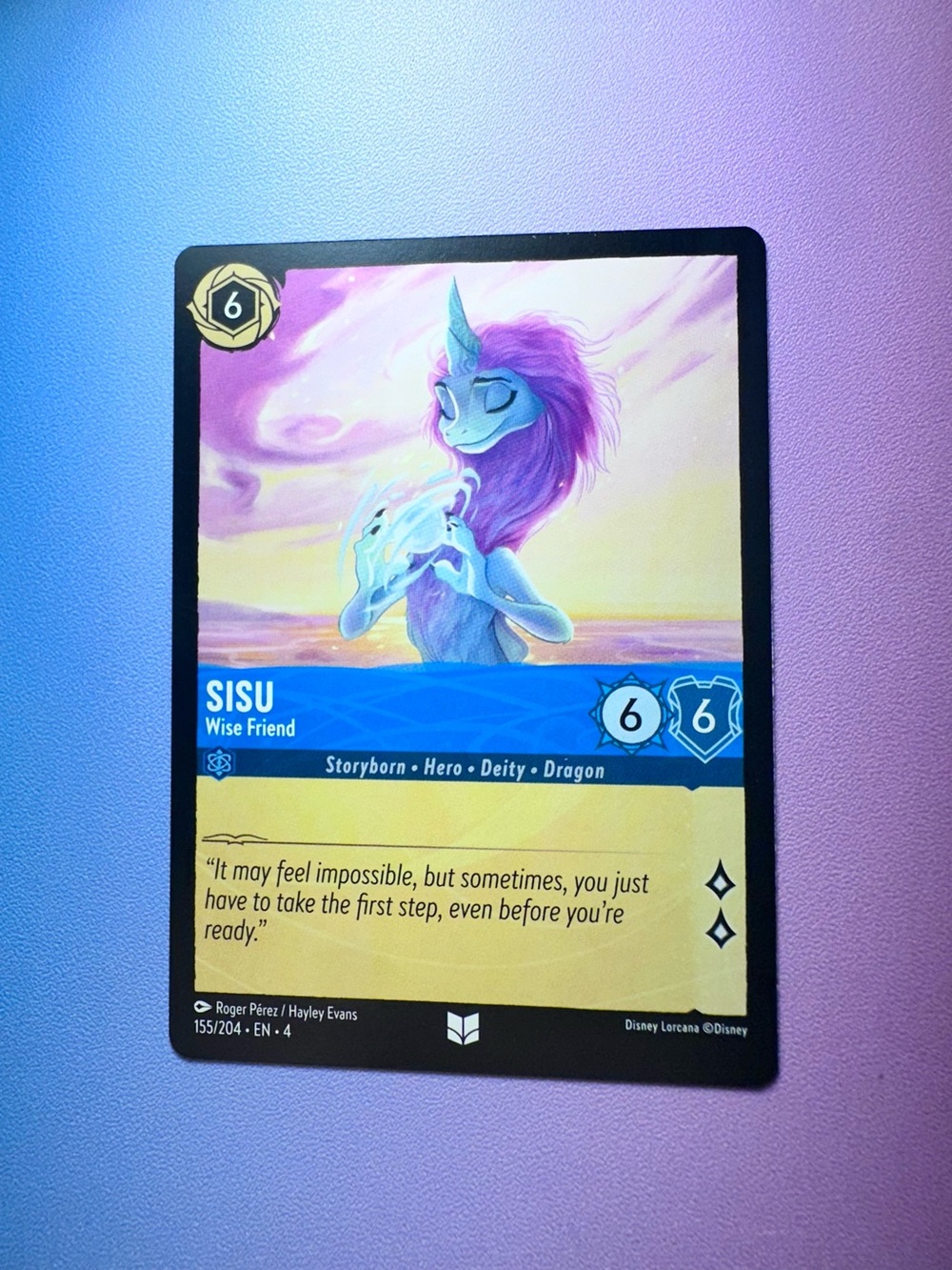 sisu [raya & the last dragon] - 155/204 (uncommon) — lorcana: ursula’s return